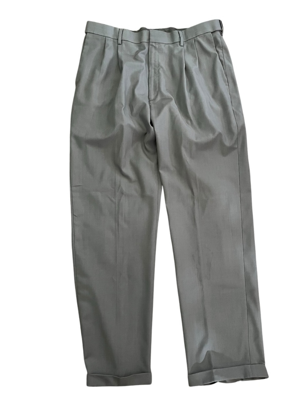 Haggar Classic Fit Pleated Dress Pants Hidden Comfort Gray 38x34